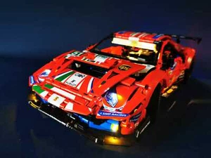 LED Lighting Kit for Lego 42125 Ferrari 488 GTE Technic AF Corse #51 - Picture 1 of 7