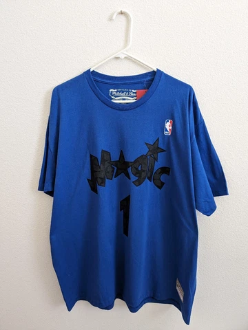 Mitchell & Ness Tracy McGrady Orlando Magic Jersey T-Shirt Men Size 2XL Cover