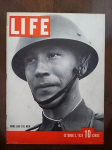 Life Magazine1938 October 3 Arms And Men great vintage magazine (20a) - Imagen 1 de 2