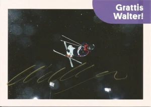 WALTER WALLBERG (SWE) - FREESTYLE; Olympiasieger 2022; Originalautogramm - Bild 1 von 1
