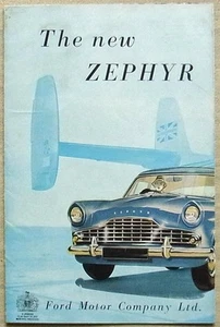 FORD ZEPHYR Car Sales Brochure 1956 #X9014/356 - Picture 1 of 3