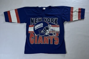 Vintage 90s New York Giants Single Stitch T-Shirt Adult Size S USA Made Rare - Picture 1 of 9