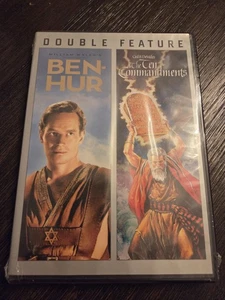 Ben Hur/The Ten Commandments Double Feature (DVD, 2013, 4-Disc Set) NEW/SEALED - Bild 1 von 3