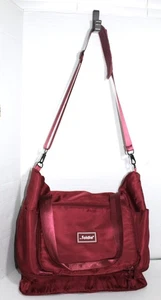 The Foldie Travel Original Foldable Travel Bag Maroon Red - Picture 1 of 6