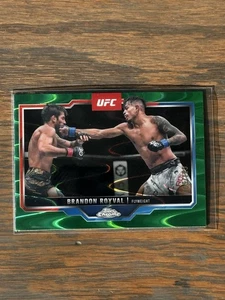 2025 Topps cromo UFC verde Raywave #152 Brandon Royval/125 SP - Imagen 1 de 2