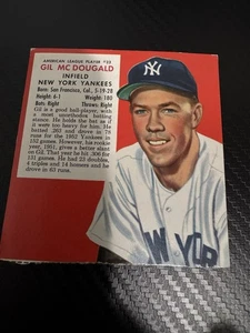 1953 RED MAN GIL McDOUGALD NO TAB #AL23 - Bild 1 von 4