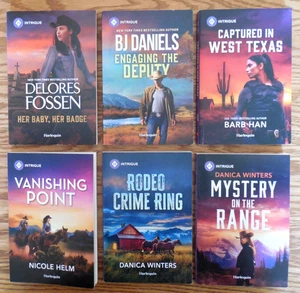 NEW Lot of Harlequin Intrigue Romance Books: Deputy*Badge*Crime Ring*Mystery - Picture 1 of 3