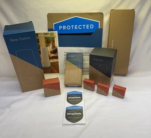 8 Piece SimpliSafe Security System Camera Sensors Keypad Motion Yard Sign. - Picture 1 of 12