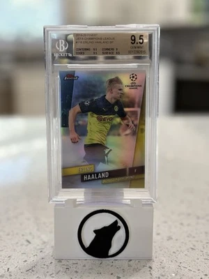 2019-20 Topps Finest Ucl Erling Haaland SP Refractor Rookie #116 BGS 9.5 BVB - Image 1 of 4