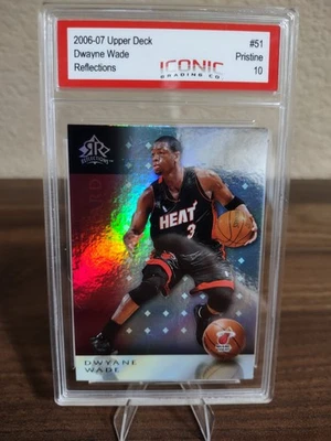 20067-2007 UPPER DECK DWAYNE WADE REFLECTIONS #51 PRISTINE 10 - Image 1 of 2