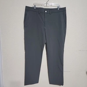 CRZ YOGA All-Day Comfy Classic-Fit Men's Olive Green Size 38 Golf Pants - Picture 1 of 9