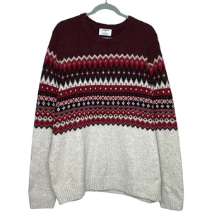 Neu mit Etikett Old Navy Pullover Herren XL Fair Isle Pulli adrett kuschelig weich Urlaub nordisch - Bild 1 von 11