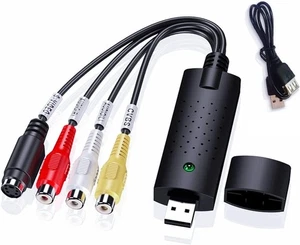 VHS to Digital Converter, Video Capture Card Device, RCA to USB Video Converter - Picture 1 of 7