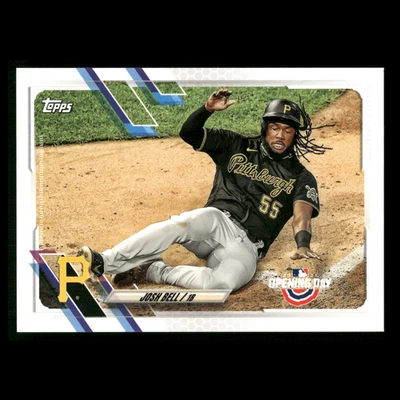 Josh Bell #32 2021 Topps Opening Day Pittsburgh Pirates Baseball Card MLB - Image 1 of 3