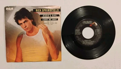 Rick Springfield Jessie's  Girl / Carry Me Away 1981 7" 45RPM FREE COMBINE SHIP - Image 1 of 4