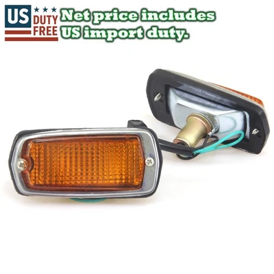 PAR DE LUCES MARCADORAS LATERALES APTAS PARA DATSUN 510 120Y 280Z 240Z 260Z S30 SOLEADAS 1970-78 Foto 1 de 4