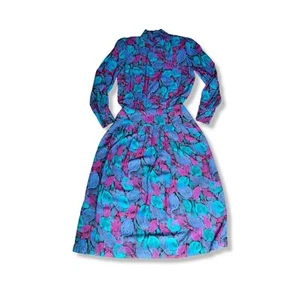 Vestido midi vintage Patty O'Neil de Monique Robidoux Secretary talla 10 - Imagen 1 de 12