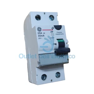 Ge power 604400 fp225/30 interruttore differenziale puro  2p tipo ac 0,03a 25a 2 - Picture 1 of 1