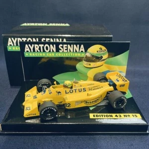 Minichamps 1/43 Ayrton Senna Lotus Honda 99T Camel Livery 1987 F1 Model Car - Picture 1 of 1