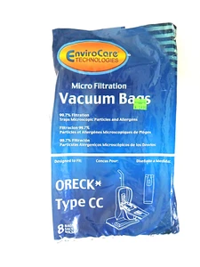 6 bolsas de vacío de microfiltración Oreck TIPO CC xl para todos XL7, XL21,... - Imagen 1 de 3