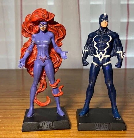 Medusa Black Bolk Classic Eaglemoss Lead Figurines Marvel Inhumans Cover