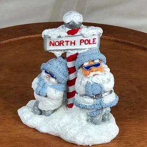 Vintage 2000 Snow Buddies Snowman Two Kewl Dudes North Pole 94691 Encore Group - Bild 1 von 5