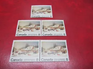 CANADAUnitrade 610,610I 8c CORNELIUS KRIEGHOFF (610 SINGLE & PAIR, 610I PAIR)MNH - Picture 1 of 2