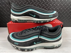 NIKE AIR MAX 97 SE *XXXV* BLACK SPORT/TURQUOISE DN1893-001 SIZE 13 NEW NO LID - Picture 1 of 12
