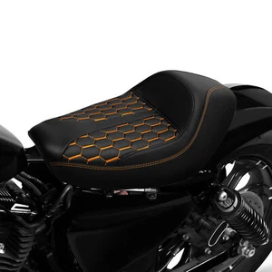 Rider Driver Solo Seat Fit For Harley Sportster Iron XL1200 XL883 2010-2022 2019 - Picture 1 of 11
