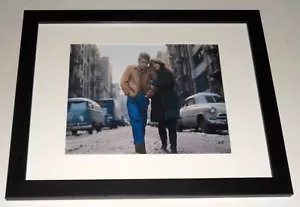 Framed Bob Dylan Famous "Freewheelin' Bob D" Picture 1963, Beautiful! 14" by 17" - Picture 1 of 3