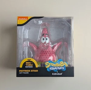 Kidrobot x SpongeBob SquarePants Sea-Thru Patrick Star 8" Vinyl Art Figure New - Picture 1 of 10
