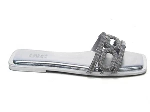 I.N.C. Sandalia International Concepts Hannahh Slide (para mujer) - plateada - talla 6,5 M - Imagen 1 de 8