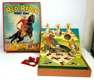 RED RYDER Target Game 1939 with Box Whitman Co #2914 Original Vintage Western - Picture 1 of 10