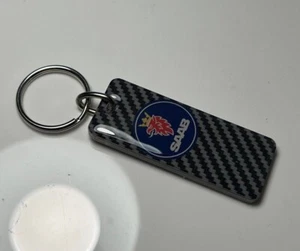 Saab Key Chain Carbon 9-3 Sonett 900SE Monte Carlo Quantum Toad Made in USA - Foto 1 di 2