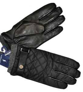 Polo Ralph Lauren Men's Black Quilted Field Gloves NEW Size M