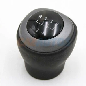 POMO DE CAMBIO DE MARCHAS CUERO GENUINO MANUAL 5 VELOCIDADES PARA KIA SOUL 2009-2013 - Imagen 1 de 5