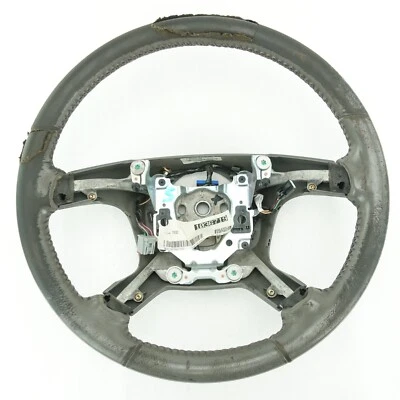 Volante Silverado Sierra 2008 2009 2010 2011 2012 2013 cuero gris Foto 1 de 4