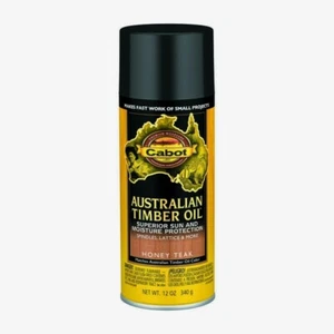 Cabot AUSTRALIAN TIMBER OIL 12 oz. Transparent Smooth HONEY TEAK Decks Railings - Picture 1 of 1