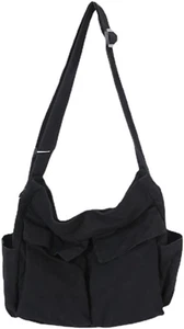 Women'S Canvas Messenger Bag Large Capacity Crossbody Bag Travel Shoulder Bag... - Picture 1 of 1