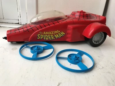 MARVEL SUPER HEROES TOYBIZ THE AMAZING SPIDER-MAN DRAGSTER FIGURE VEHICLE - image 1 of 4
