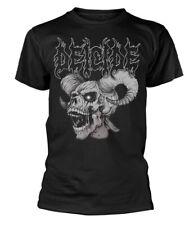 Deicide 'Skull Horns' (Nero) T-Shirt - NUOVO E UFFICIALE!