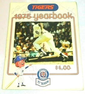 1975 Detroit Tigers Yearbook 16 Signed Autographs Arroyo Rookie La Flore Veryzer - Picture 1 of 11
