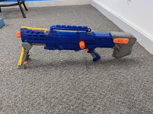 Nerf N-Strike Blue Longshot CS-6 Sniper Rifle Main Blaster Gun - Picture 1 of 8
