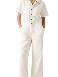 Nuevo Mono Levi's Manga Corta Heritage Serenity Now (Blanco) Para Mujer Talla XS - Imagen 1 de 16