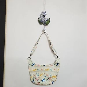 lug Hippie Libellen Handtasche Reißverschluss RIFD geschützt elfenbein bunt - Bild 1 von 12