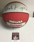 BOB+KNIGHT+AUTOGRAPHED+INDIANA+HOOSIERS+BASKETBALL+JSA+FS+BB+IN+ROUGH+CONDITION