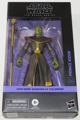 孩之宝星球大战帝国阴影黑色系列西佐王子 6 人偶 * 新 * — 第 1/4 张图片