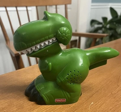 Fisher Price 2009 Disney Toy Story Rex Dinosaurio Luces Sonidos Linterna Rugidos Foto 1 de 4