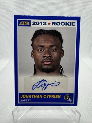 2013 Score - 2013 Rookie Jonathan Cyprien Auto Jacksonville Jaguars - Image 1 of 2