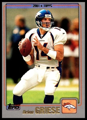 2001 Topps Brian Griese Denver Broncos #246 NFL Quarterback Pro Bowl Vintage  - Image 1 of 3